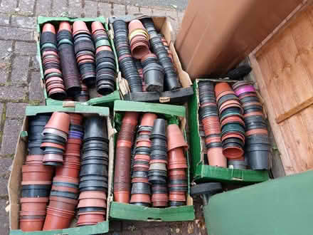 Photo of free Plastic plant pots (Wallington, SM6) #1
