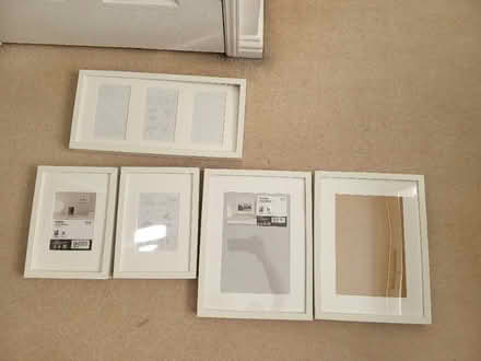 Photo of free WHITE IKEA PICTURE PHOTO FRAMES x 5 (Tattenhoe MK4) #1