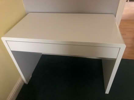 Photo of free White desk with drawer (South Muskham (NG23)) #1