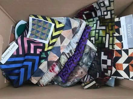 Photo of free Box full of fabric samples (Oakland) #3
