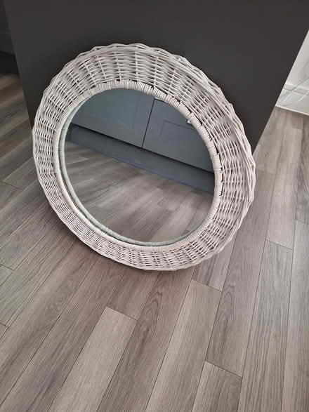 Photo of free Next wicker bathroom mirror (Smarden) #1