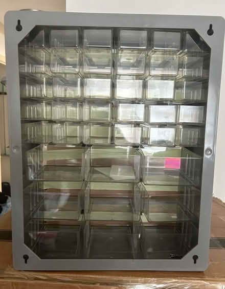 Photo of free Plastic storage cabinet (Williamsport) #2