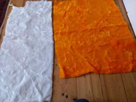 Photo of free 2 offcuts plush fabric (Loughborough Junction SE5) #1