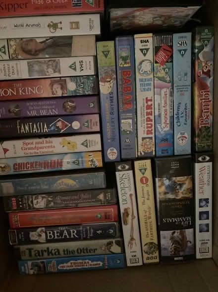 Photo of free Box of video tapes for children (Harrogate HG2) #1