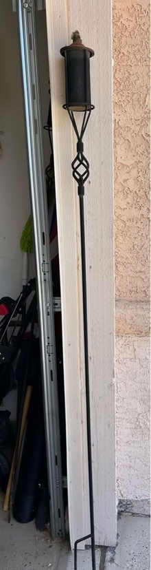 Photo of free 3: metal garden torch/1: bev holder (Sunrise Manor/Eastside) #2