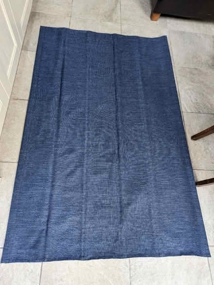 Photo of free Blue roman blind with fittings (Egham TW20) #3
