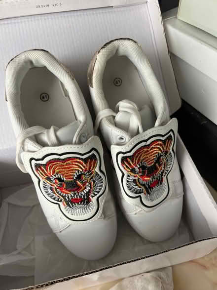 Photo of free White sneakers uk7.5 / eur 41 (Droylsden M43) #1