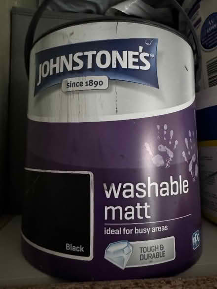 Photo of free Black emulsion washable paint (Heath End WS3) #1
