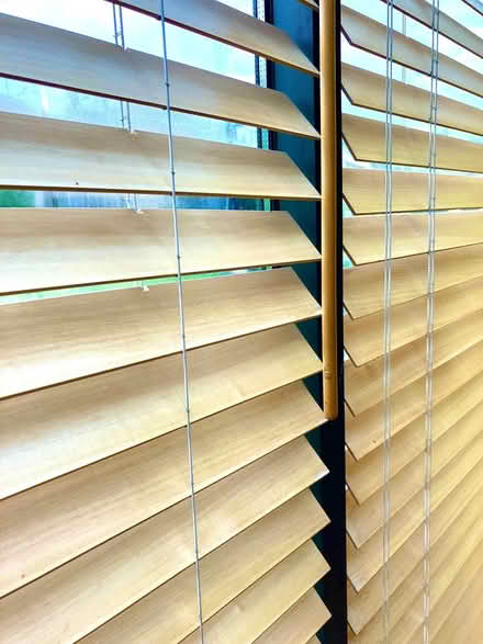 Photo of free Set of 3 Wooden Venetian Blinds (Eastlake - Roanoke at Fairview) #2
