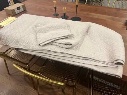Photo of free Light quilt and pillow shams (Eckington) #1