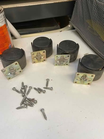 Photo of free Castor Swivel Legs x 4 (SM6) #1
