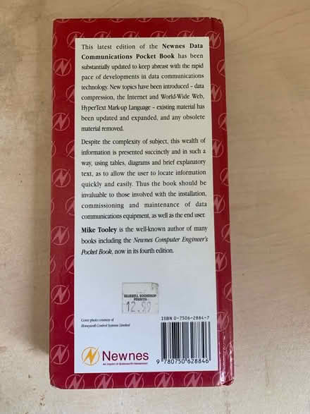 Photo of free Data communications book (Loders DT6) #2