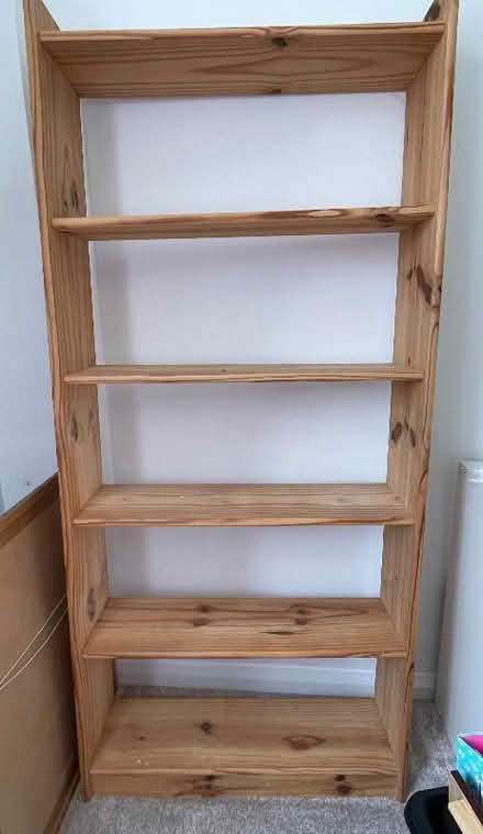 Photo of free Wooden bookcase (Burton in Lonsdale LA6) #1
