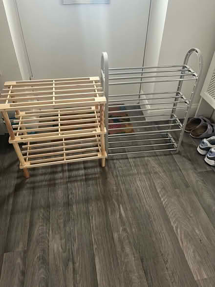 Photo of free 2 shoe racks (L36 Roby) #1
