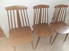 Photo of free wooden kitchen chairs (Bagshot GU19) #1