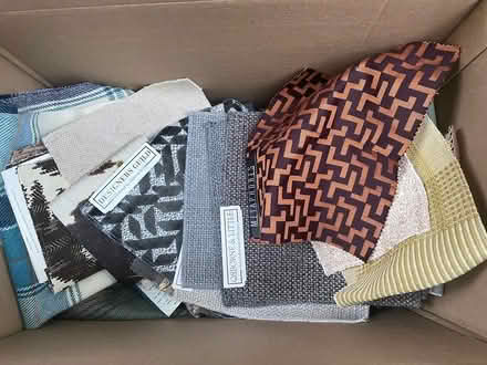 Photo of free Box full of fabric samples (Oakland) #4