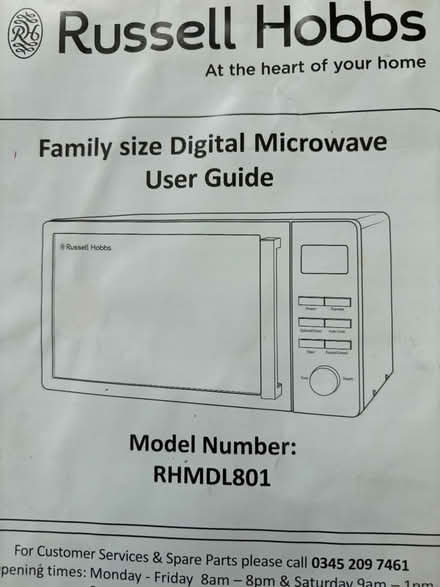 Photo of free Microwave (Hurdsfield SK10) #1
