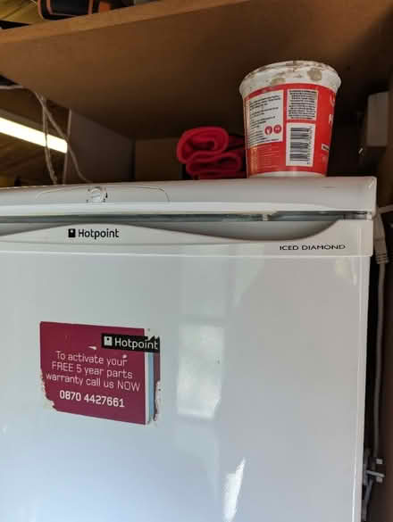 Photo of free Working fridge Hotpoint iced diamond (West Byfleet GU22) #1