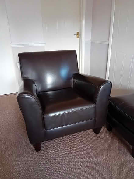 Photo of free Armchair and matching footstool (Hatfield Peverel CM3) #1