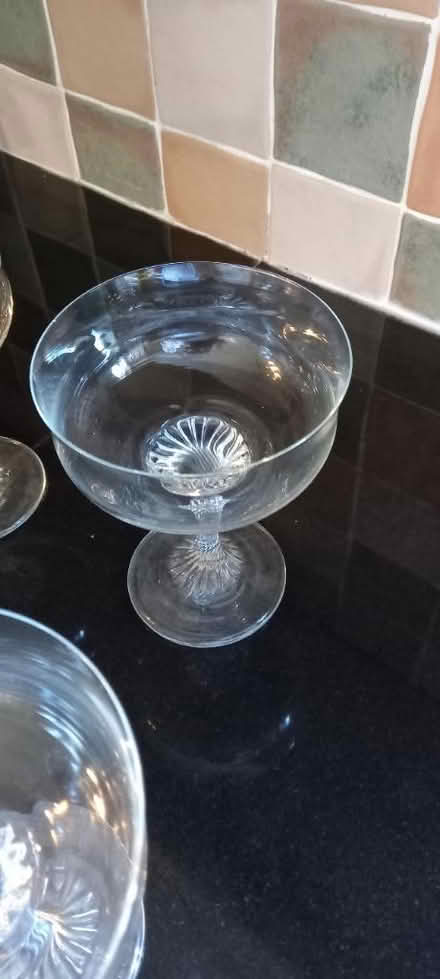 Photo of free 4 champagne glasses (SN25 Abbey meads) #2