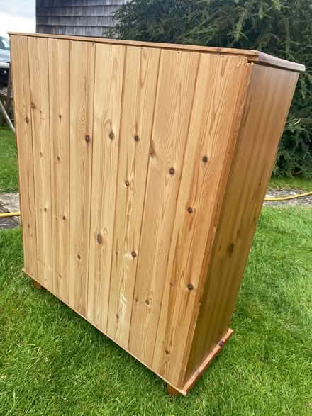 Photo of free Pine bookcase ( upcycle ?) (Bosham) #3