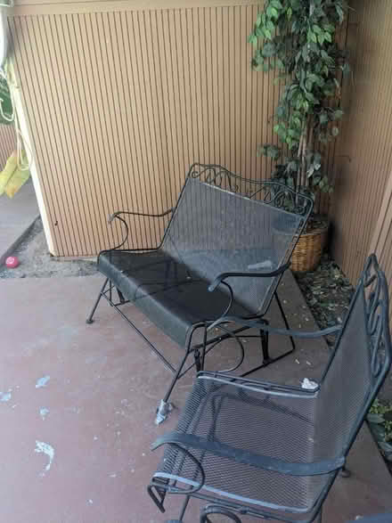 Photo of free Iron cast set 2 chairs 1 bench (RWC) #1