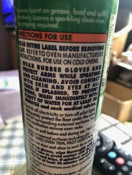 Photo of free Mr Muscle Oven Cleaner (Monks Hill CR2) #3