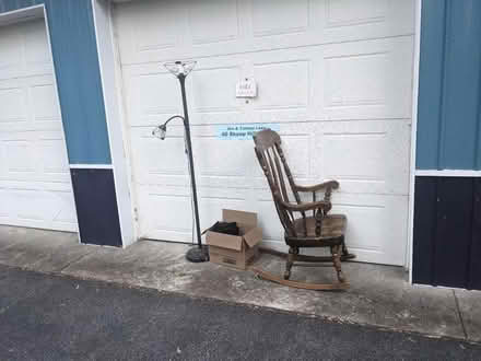 Photo of free Lamp stand & rocking chair (40 Sheep Hill Rd, Fleetwood) #1