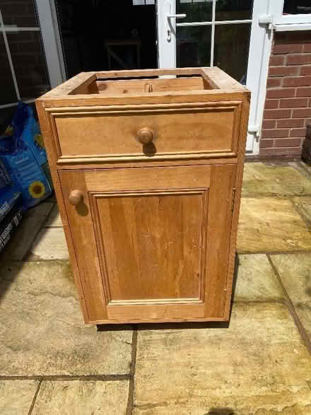 Photo of free Pine kitchen floor cabinet (Springfield SY2) #1