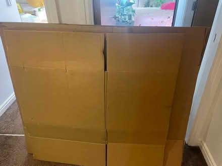 Photo of free 2 large cardboard boxes (WA10) #1