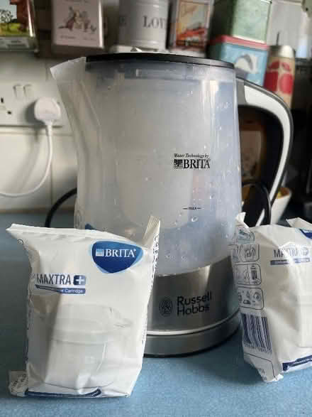Photo of free Kettle: Russel Hobbs filter kettle + 2 Britta cartridges (Cowley OX4) #1