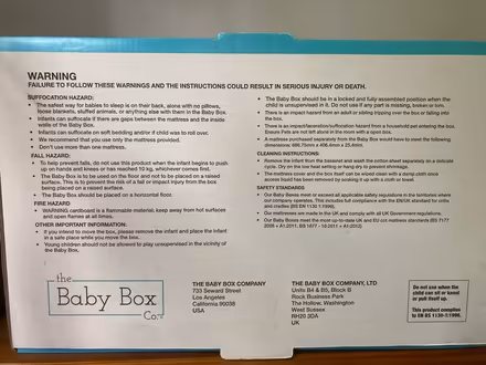Photo of free Baby Box / cot with mattress (East Finchley N2) #2