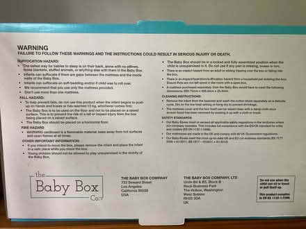 Photo of free Baby Box / cot with mattress (East Finchley N2) #2