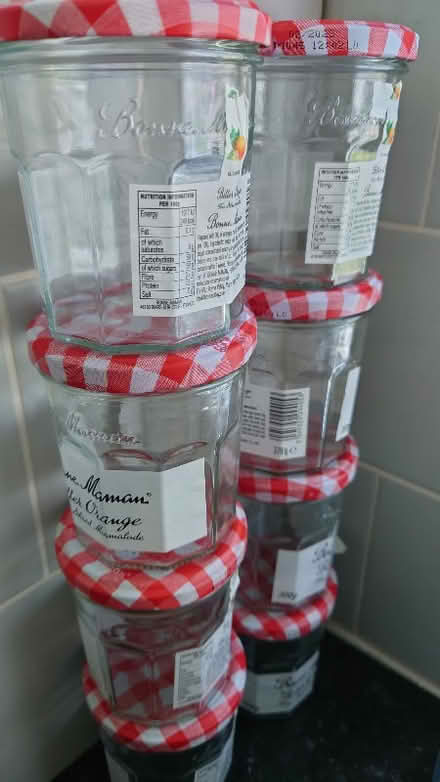 Photo of free 8 x Bonne Maman Glass Jars (Sandilands CR0) #1