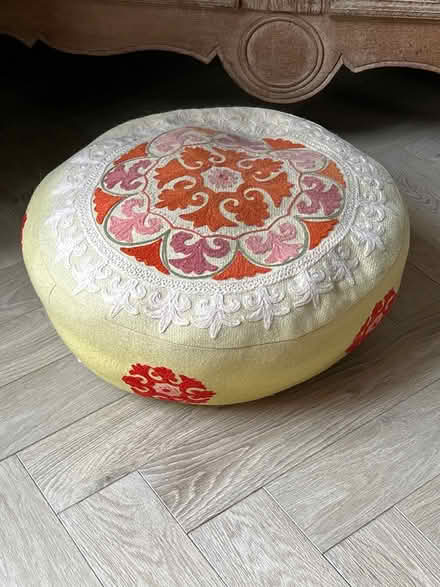 Photo of free Graham and Green wool pouffe (Tooting Bec/Balham) #1