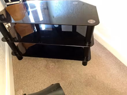 Photo of free Glass tv stand (Bolton le Sands LA5) #1