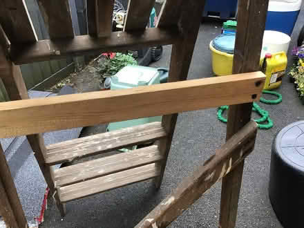 Photo of free Wooden step ladder (Penwortham PR1) #3