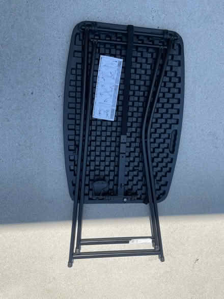 Photo of free Three Black Folding TV Tables (Catonsville) #2