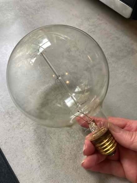 Photo of free Globe filament lightbulb (Knockholt/Dunton Green TN14) #1