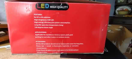 Photo of free Two LED sensor flood lights (Cofton Hackett B45) #1