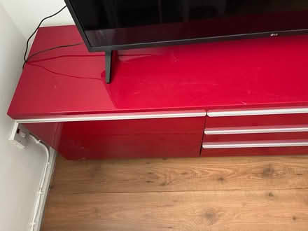 Photo of free Red tv unit (Cressex) #2