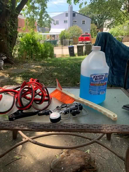 Photo of free Various Car Supplies (Riggs Park) #1
