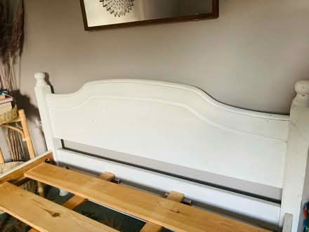 Photo of free Painted Solid Wood Double Bed Frame (Moretonhampstead) #3