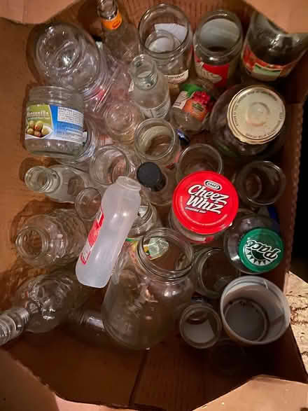 Photo of free Assorted glass jars (Centennial-Jordan & Parker Rds) #1