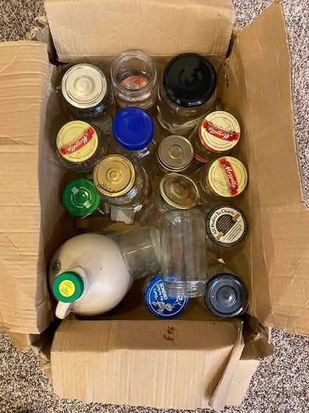Photo of free Assorted glass jars (Centennial-Jordan & Parker Rds) #2
