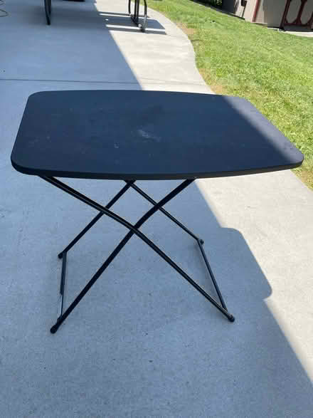 Photo of free Three Black Folding TV Tables (Catonsville) #1