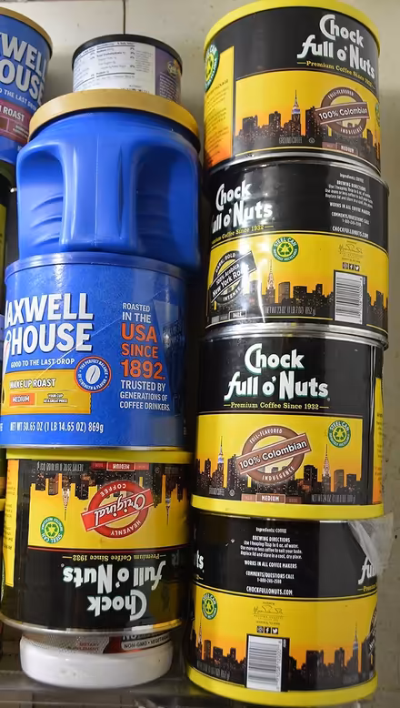 Photo of free Six large (empty) coffee cans (upper west side) #1