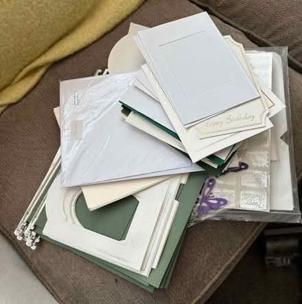 Photo of free Card making bits and pieces (Weston-super-Mare BS23) #1