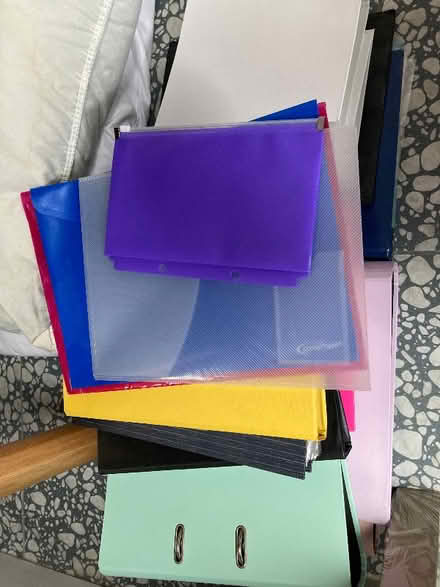 Photo of free Multiple ring binders & plastic envelopes (Fishponds BS16) #1