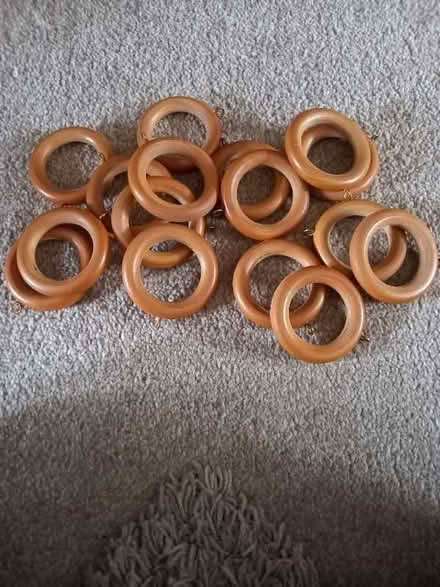 Photo of free Wooden curtain rings (Lancing BN15) #1